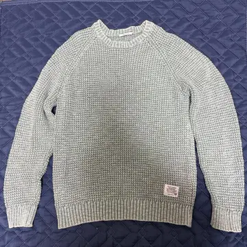 BAYFLOW 라이트 그린 니트 스웨터