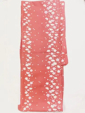 벚꽃 무늬 세탁 가능한 이중 기모노 M
