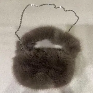 ZARA 자라 인조 모피 백 체인 스트랩 포함