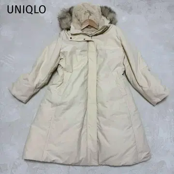 컨디션 최상 UNIQLO 울트라 웜 하이브리드 다운 롱 코트 3XL