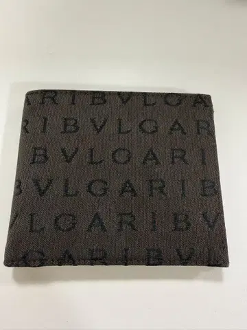 불가리 이단 접이식 지갑