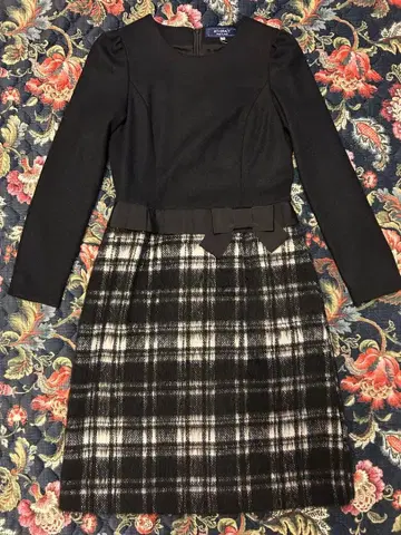 엠즈 그레이시 리본 절개 원피스 38