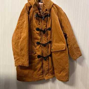 코듀로이 더플 코트 [ 황토색 ]