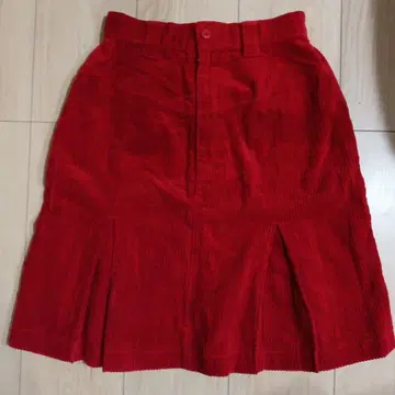 [새상품급] 코듀로이 스커트 빨간색 산타클로스 패션 크리스마스
