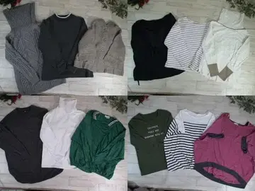 25-5476 여성용 의류 묶음 판매 23벌 L/LL 사이즈