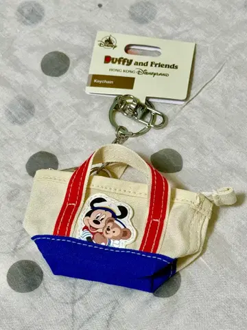 홍콩 디즈니 미키와 더피 미니 토트 소품함 백