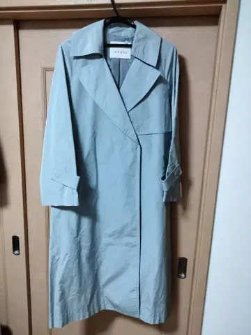 ANAYI 라이트 블루 드레스 코트 38