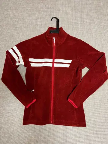 로시뇰 플리스 자켓 스트라이프 디자인