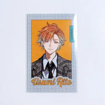 니지산지 GRAY x ACCENT 폴라로이드풍 카드 우사미 리토