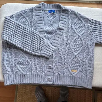 BLUE LABEL CRESTBRIDGE 그레이 가디건