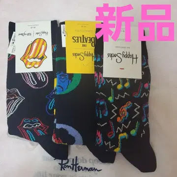 Happy Socks 음악 모티브 삭스 3족 세트