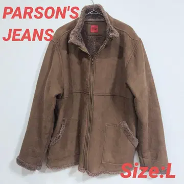 PERSON'S JEANS 스웨이드 느낌 자켓 브라운 사이즈 L
