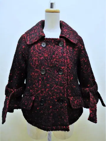 PAUL&JOE SISTER 아스트라칸 트위드 충전솜 코트 ( 36)