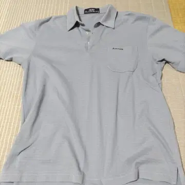 h.w.s.s 라이트 그레이 피케 셔츠 M