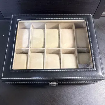 시계 수납 박스 블랙 12개용