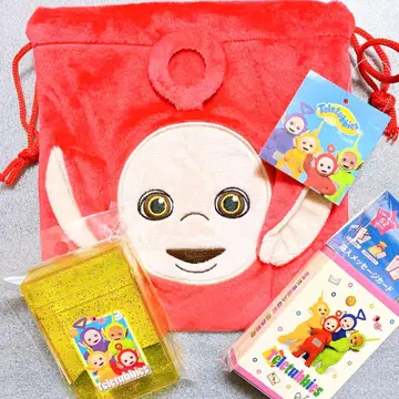 3종 세트 텔레토비즈 파우치 복조리 폴라로이드 보관 케이스 메시지 카드