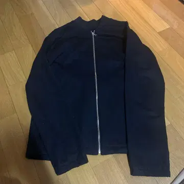 네이비 집업 캐주얼 자켓