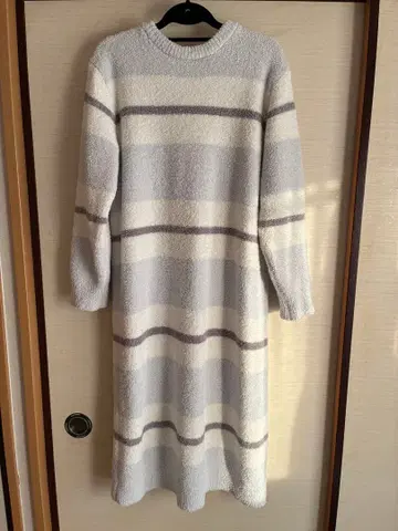 젤라또피케 스카이블루 스트라이프 원피스 룸웨어