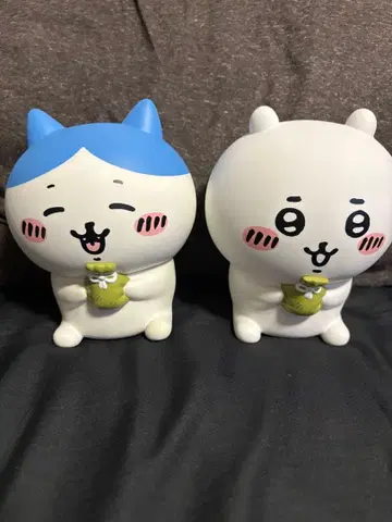 치이카와 (먼작귀) 하치와레 소프트 비닐 저금통 2세트