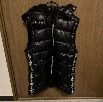 아담스 저글러 RETRO ENGINE 후드 부착 다운 베스트