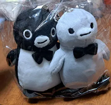 Suica 펭귄 봉제 인형 키링 세트