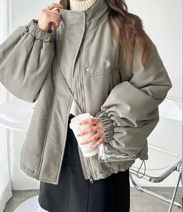 GeeRA 별주 U.S. POLO 몬스터 충전솜 블루종 라이트 카키 M