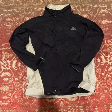 Kappa 나일론 자켓 네이비/화이트