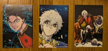 블루 록 풀컬러 셀렉션 3권 특전 엽서 3장 TSUTAYA