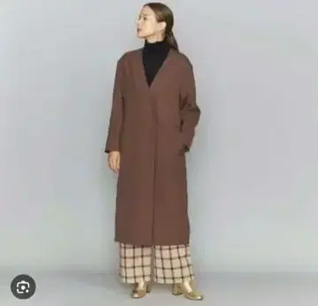 BEAUTY & YOUTH 브라운 롱 코트 S 사이즈