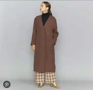 BEAUTY & YOUTH 브라운 롱 코트 S 사이즈