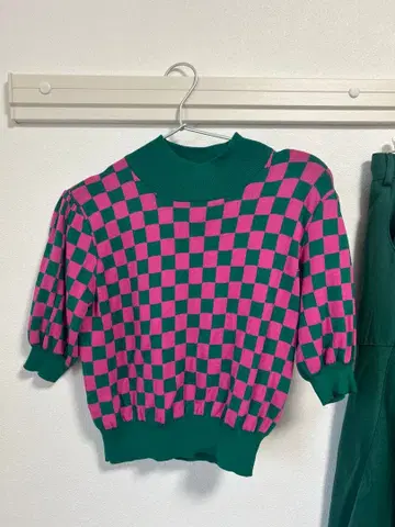 jouetie 체크 무늬 셋업