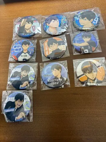 하이큐!! 캔뱃지 카게야마 세트