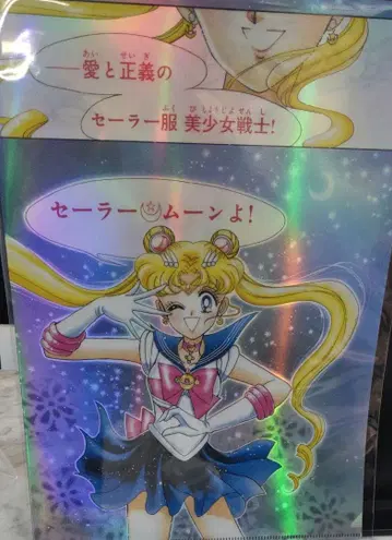 세일러문 카페 클리어 파일 세일러문 스토어 우사기 문