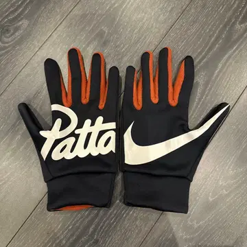 Patta x Nike 콜라보 장갑 L 사이즈 블랙/오렌지