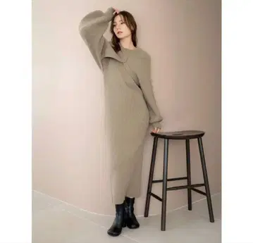 ungrid 볼레로 세트 니트 원피스