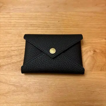 BONAVENTURA 블랙 가죽 카드 케이스