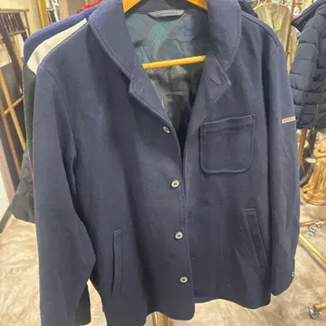 Crocodile 네이비 버튼 부착 자켓 M 사이즈