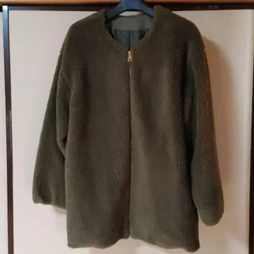 새상품 와코루 보아 노카라 자켓