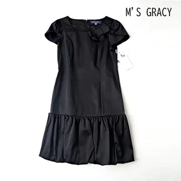 미사용 택 포함 M'S GRACY 엠즈 그레이시 리본 원피스 42