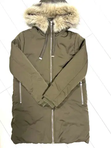 다운 자켓 카키 M 여성용