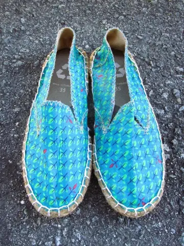 배송비 포함 3 [ 22cm ] 새상품*아프리칸 프린트*에스파드리유*신발