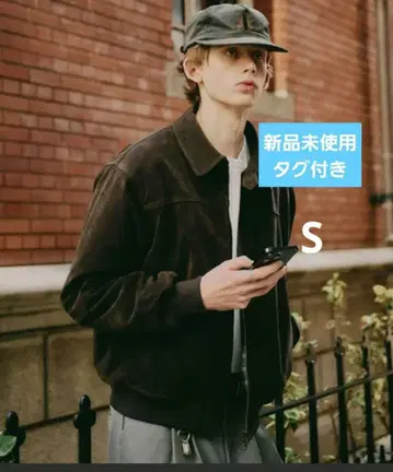 synthetic suede zip blouson 레겐그란츠