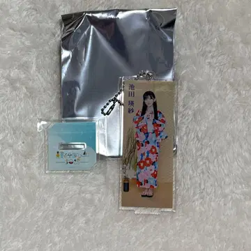 노기자카46 이케다 에이샤 구매 혜택 A상 개별 아크릴 스틱 키링 전츠