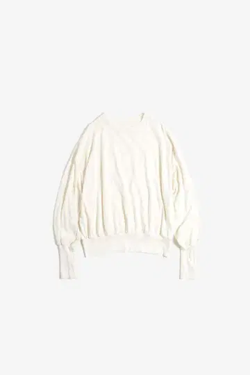 25AW barbell object BO TOP ECRU