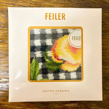 페이 유나이티드 애로우즈 손수건 피치 깅엄 체크