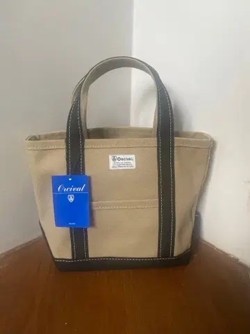 ORCIVAL 베이지 블랙 토트백