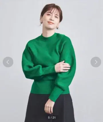 UNITED ARROWS 컨스트럭티브 슬리브 니트