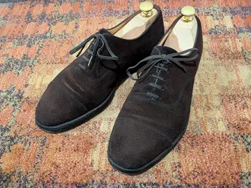 J.M.WESTON 스트레이트 팁 브라운 스웨이드