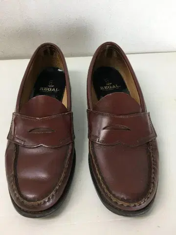 리걸 가죽 페니 로퍼 신발 슬립온 브라운 계열 26