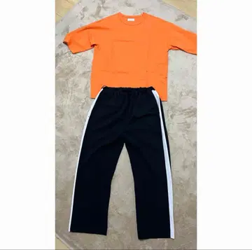 Lui's 오버 셔츠 & 라인 팬츠